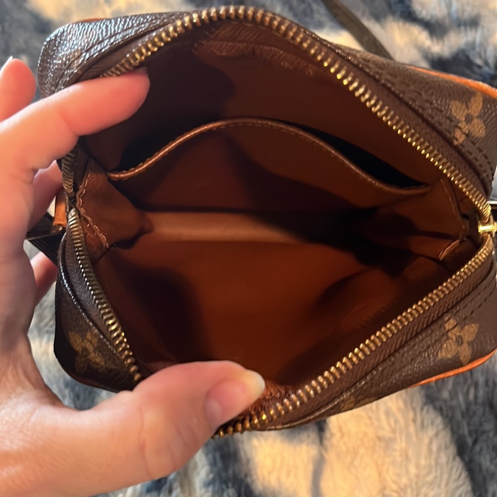 Louis Vuitton Monogram Crossbody Bag in Brown and Tan - Picture 6 of 8